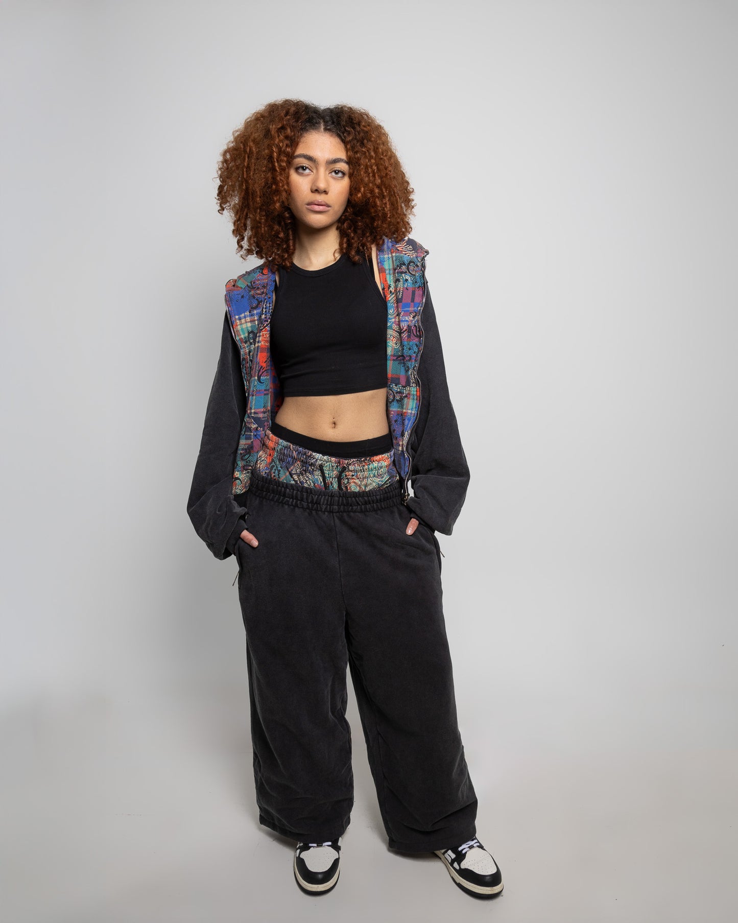 Unisex Reversible Baggy Sweatpants