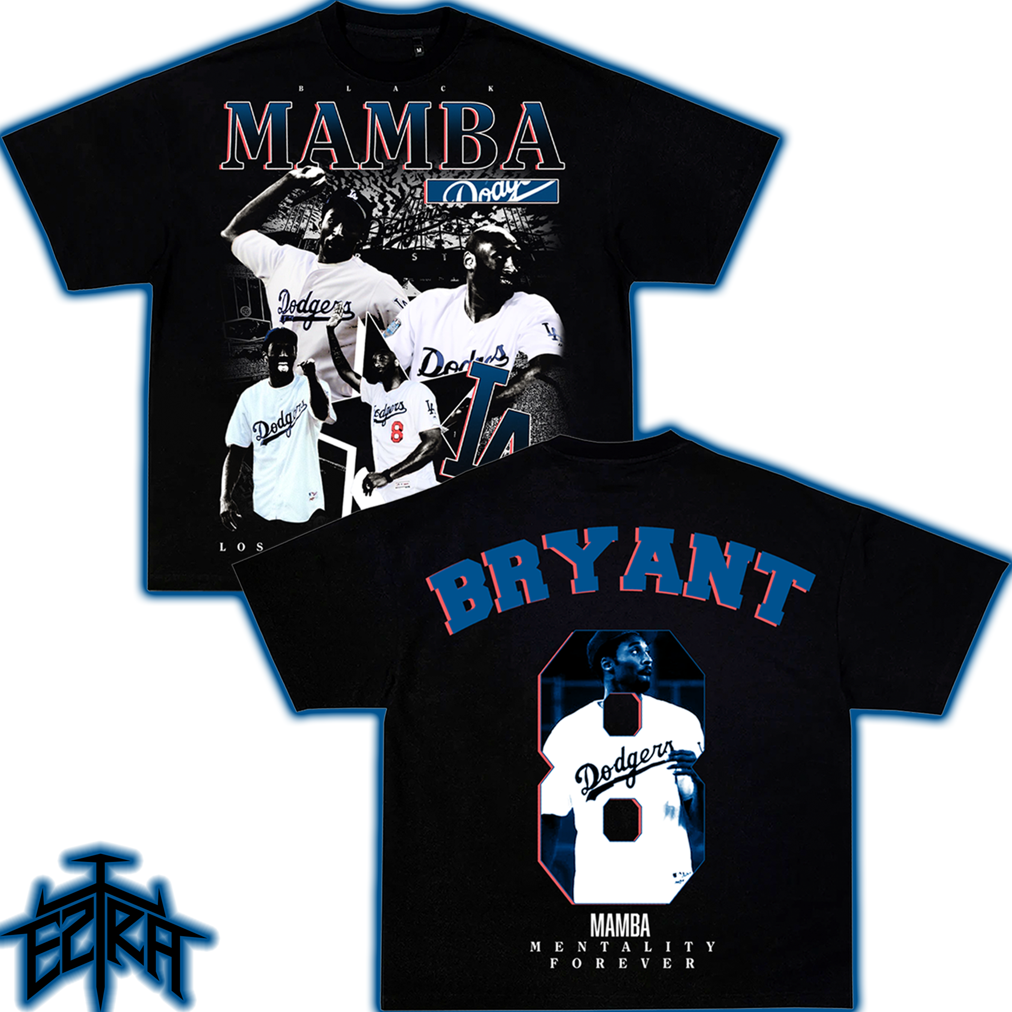 Black Dodgers x Kobe tee