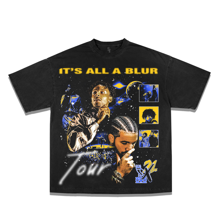It's All A Blur Drake X 21 Savage Tee