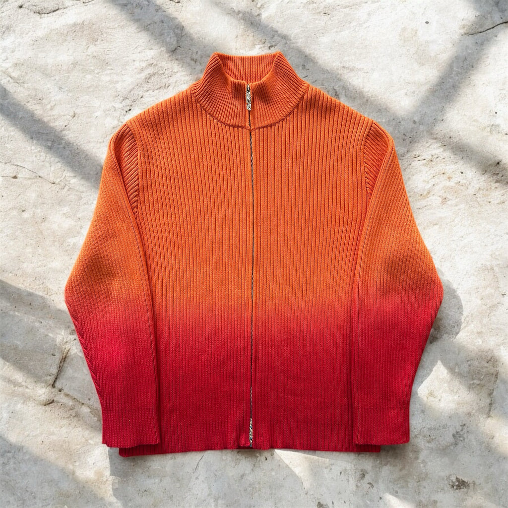 Sunset Knit Zip-Up