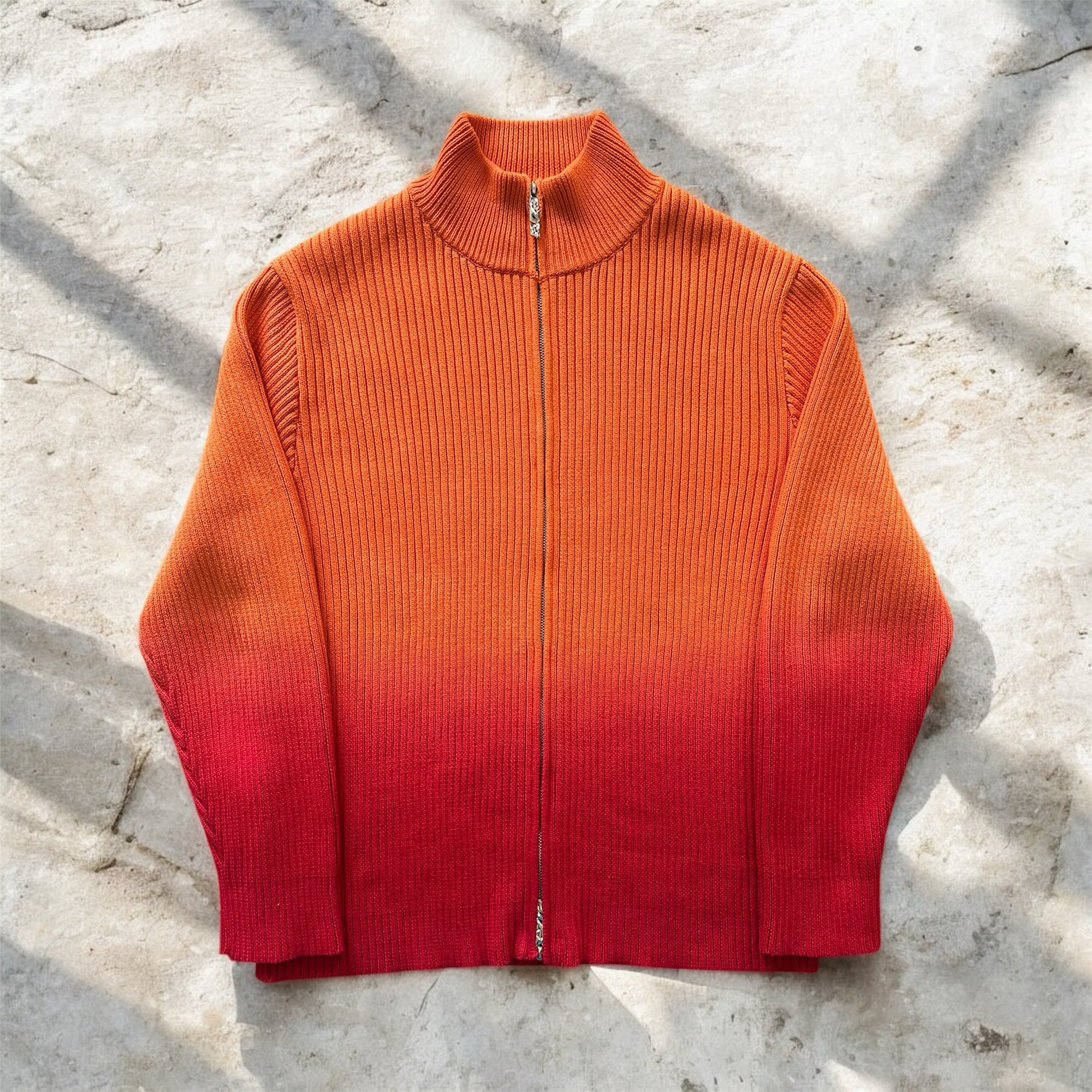 Sunset Knit Zip-Up