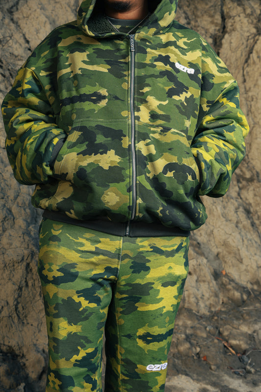 Camouflage Sherpa Hoodie