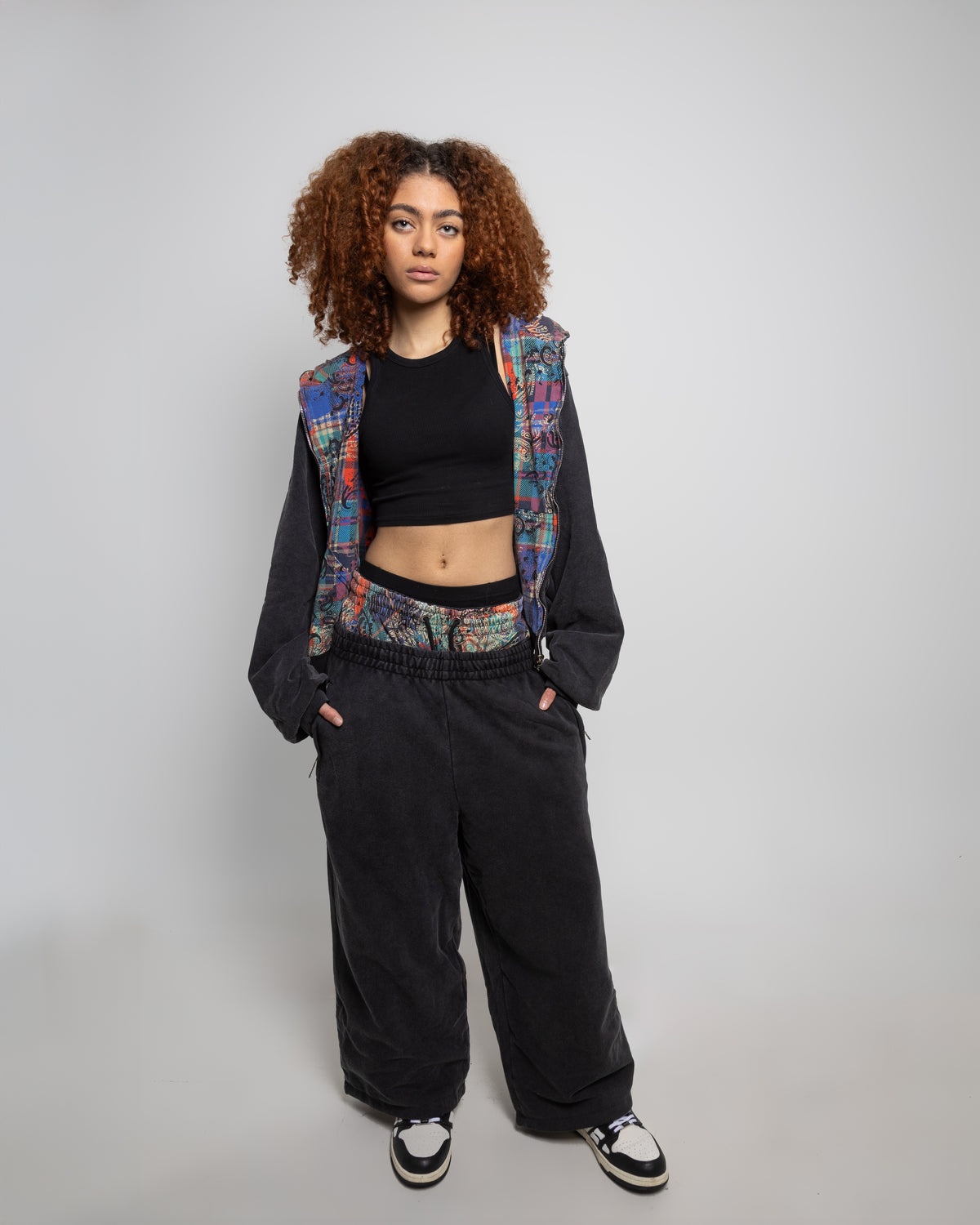 Unisex Reversible Zip-Up Hoodie
