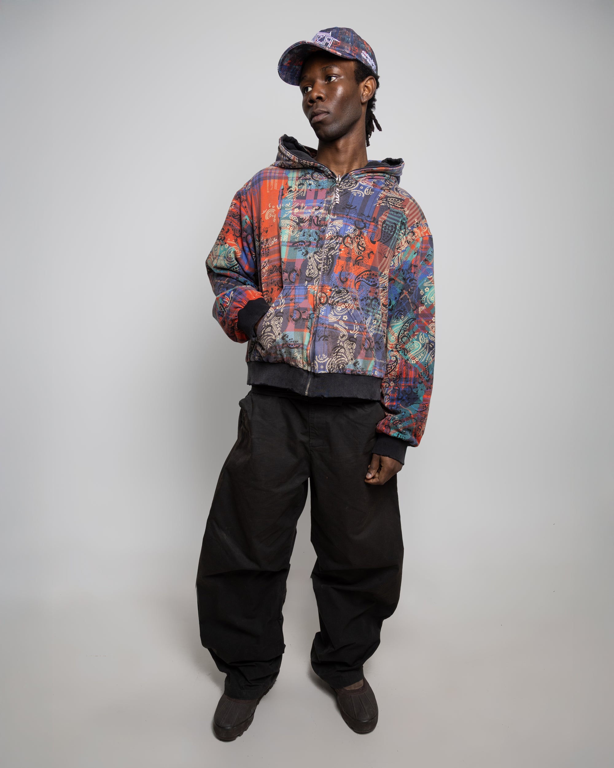 Unisex Reversible Zip-Up Hoodie